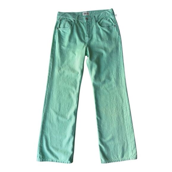 Ética Amis Relaxed Boot Cut Jeans in Dusty Aqua Size 28 - Picture 7 of 13